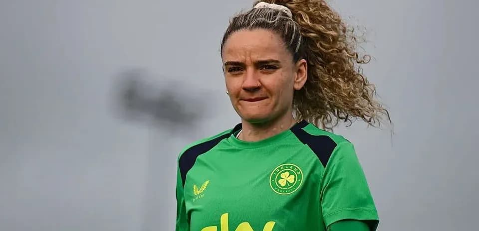 Goalkeeper in green jersey during training session