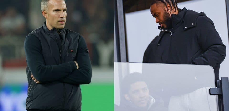 Two individuals observing the match from different perspectives