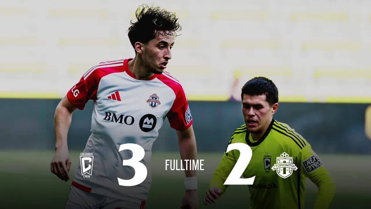 Columbus Crew II defeating Toronto II 3-2