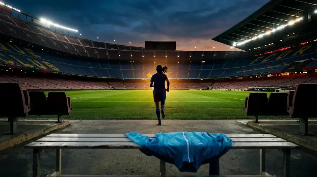 Player running onto the pitch at stadium