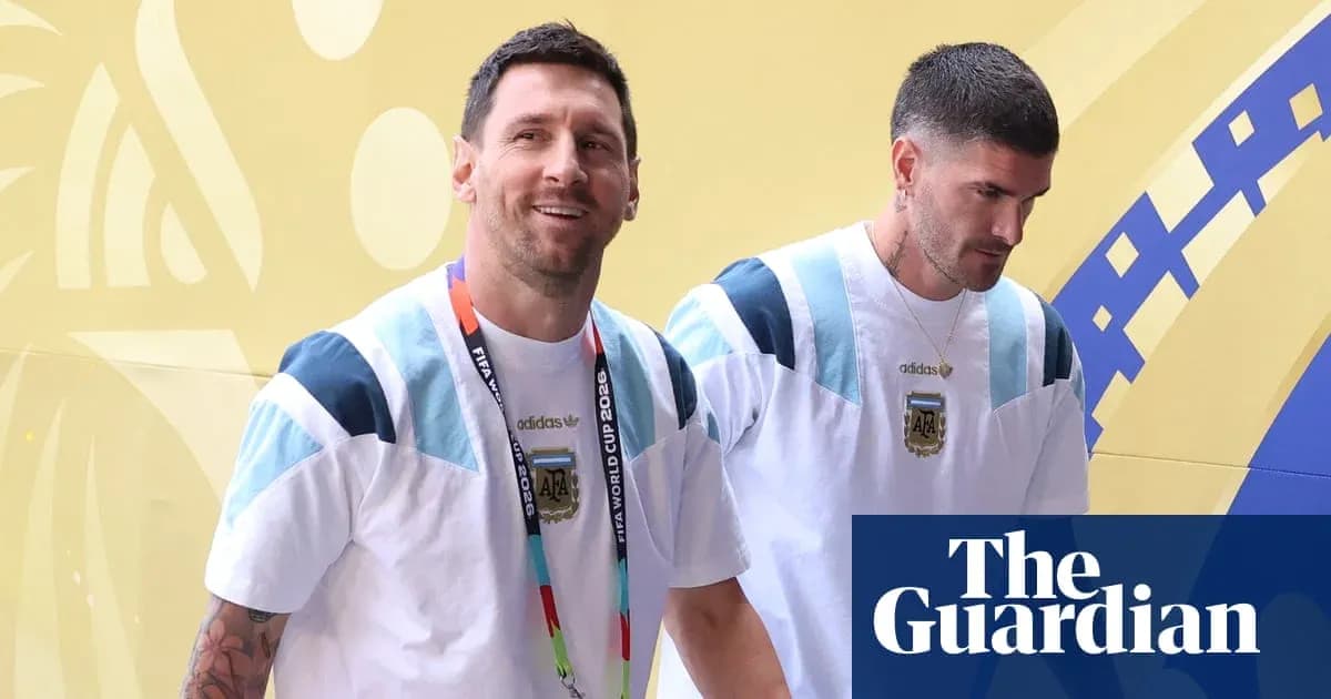 Two players arriving at FIFA World Cup venue