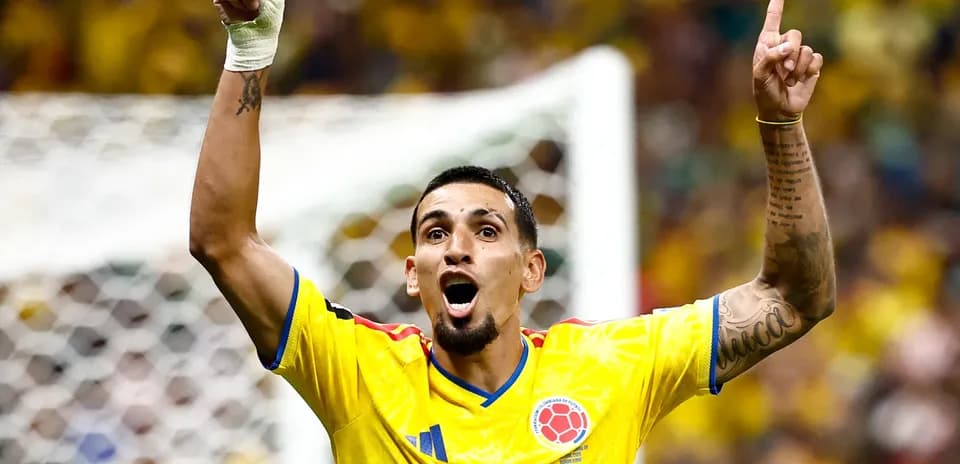 Player celebrating a goal during a match