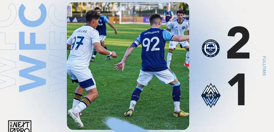 Ventura County vs Vancouver Whitecaps II match action