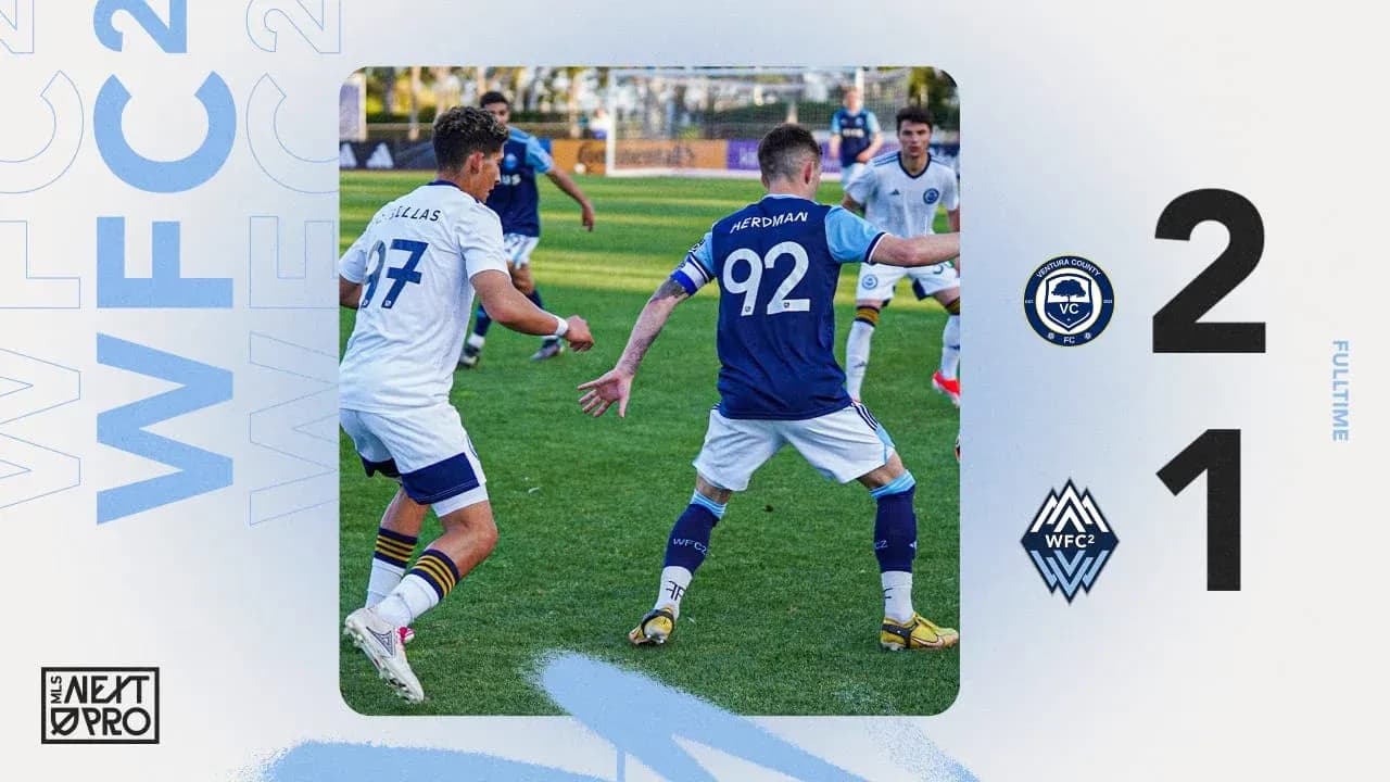 Ventura County vs Vancouver Whitecaps II match action