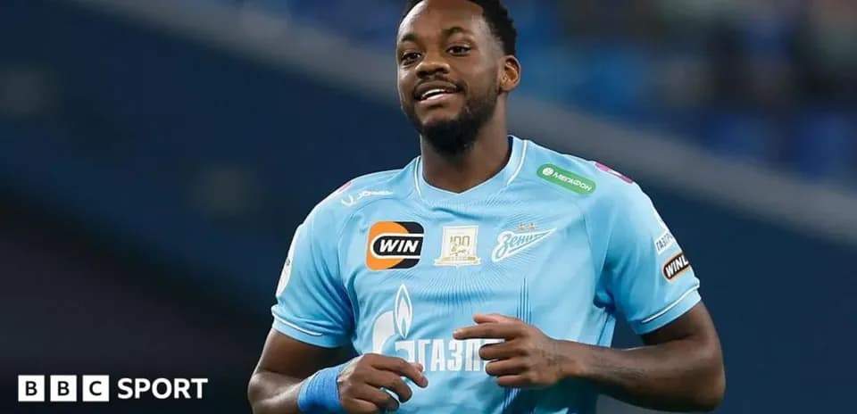 Player celebrating during a football match