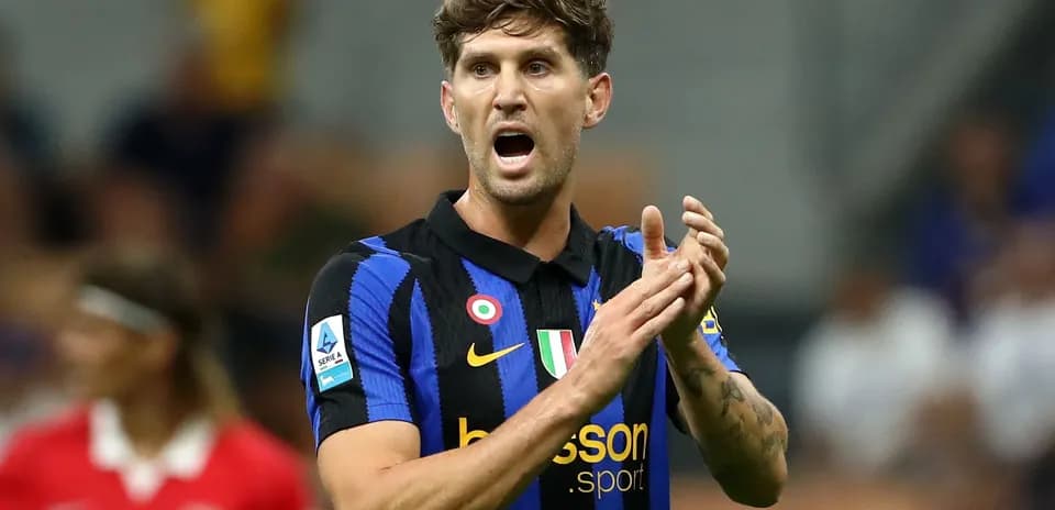 Player gesturing during a football match