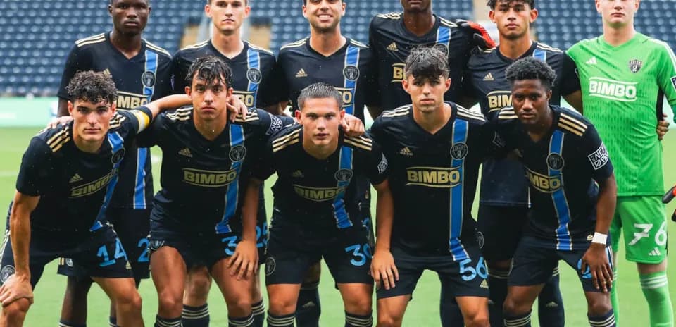 Philadelphia Union II team photo before match