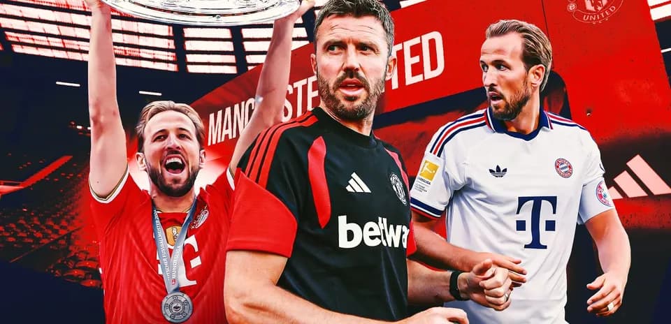 Three football players with club jerseys and trophies