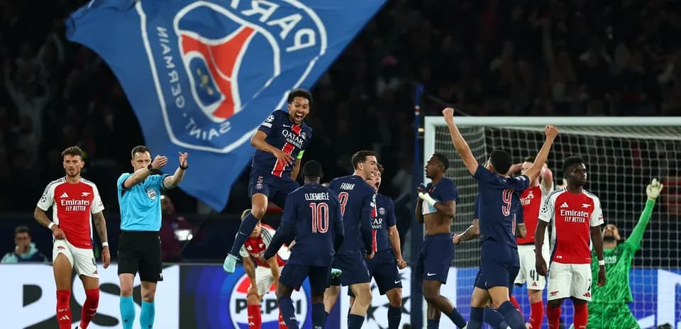 Players celebrating after scoring a goal