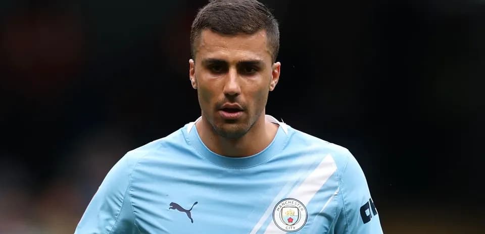 Player wearing Manchester City jersey during match