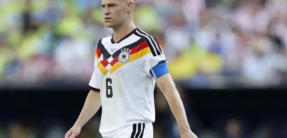 Player wearing Germany kit with captain's armband