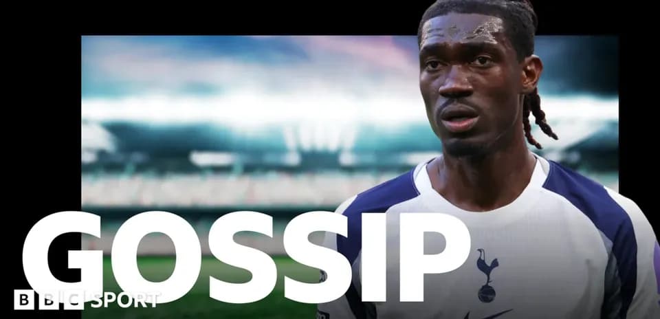 Player in Tottenham kit with stadium background