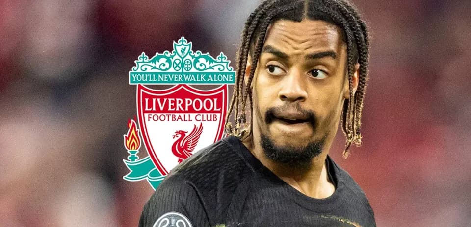 Player wearing Liverpool FC kit during match