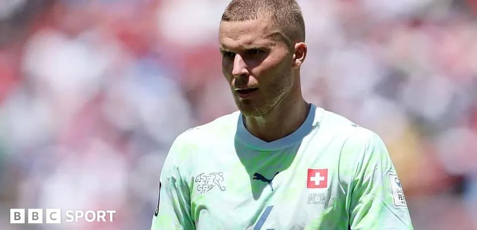 Player wearing Swiss national team jersey on field