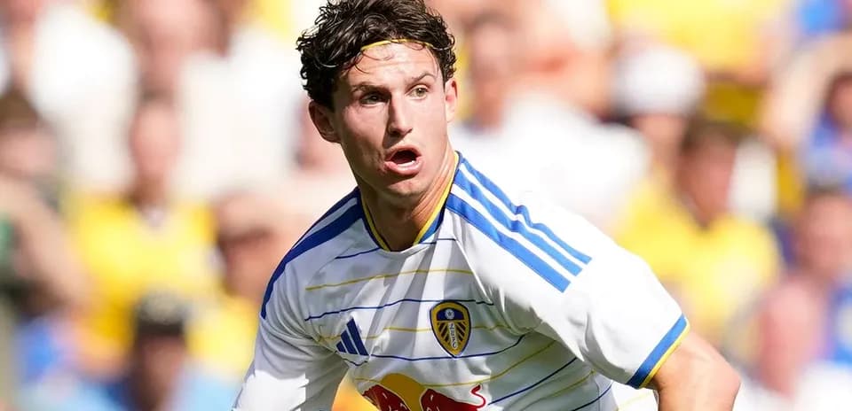 Player in action during a football match