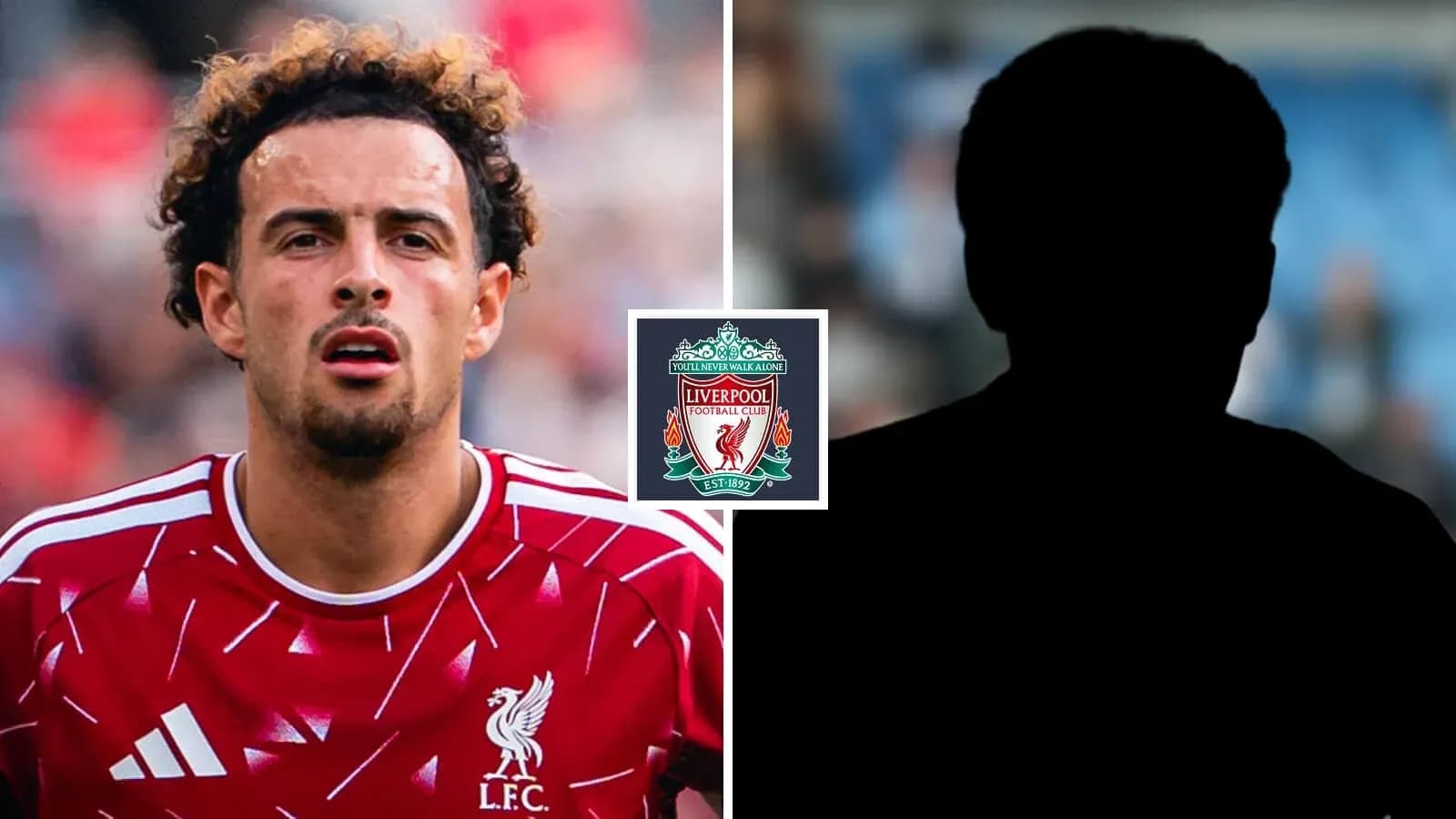 Liverpool player in red kit during match action