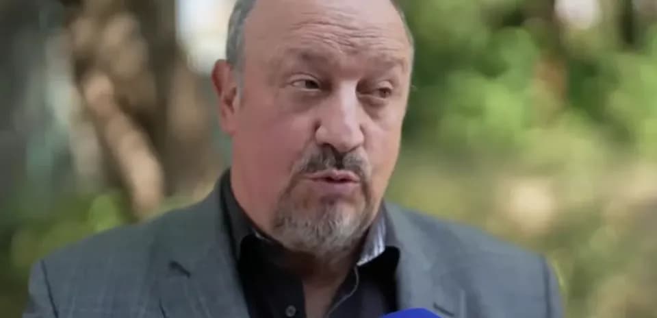 Man speaking during an outdoor interview session