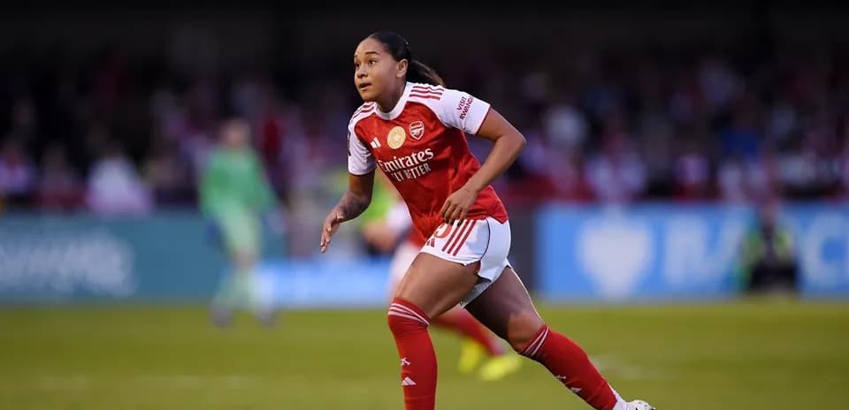 Player running on the field during a match