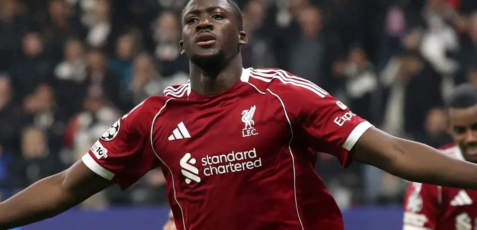 Player celebrating after scoring a goal for Liverpool