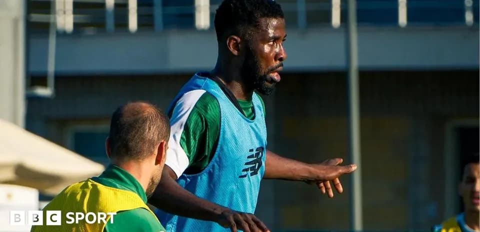 Player training during a practice session