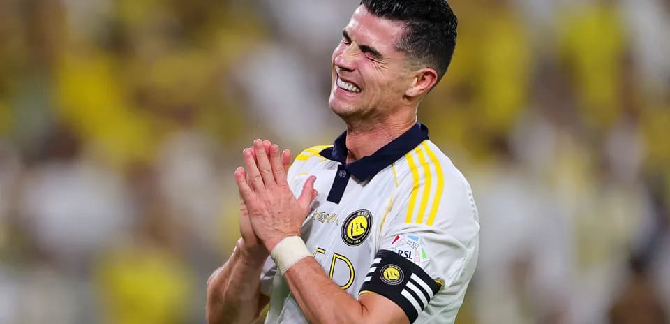 Player celebrating during a football match