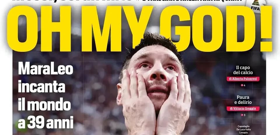 Lionel Messi with hands on face during match