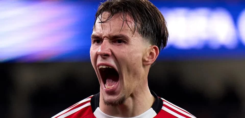 Player celebrating passionately during a match
