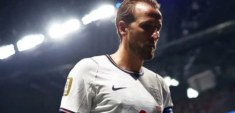 Player walking off field in England kit