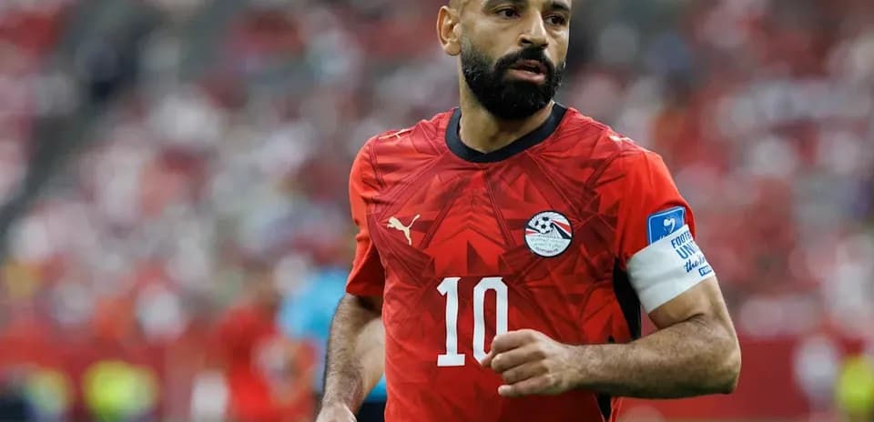 Player wearing Egypt jersey during a match