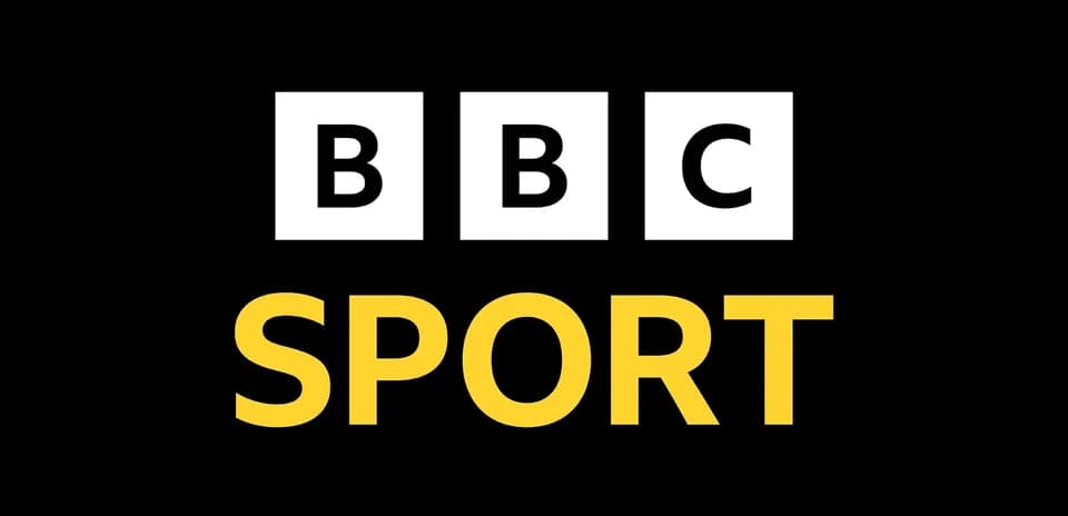 BBC Sport logo with black background