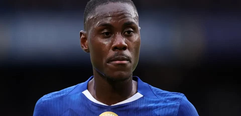 Player wearing blue jersey during match