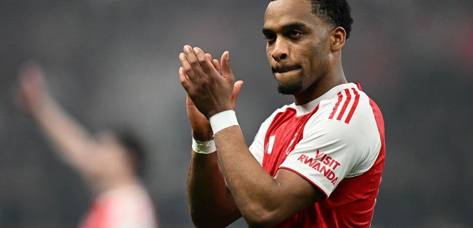 Player applauding fans after the match