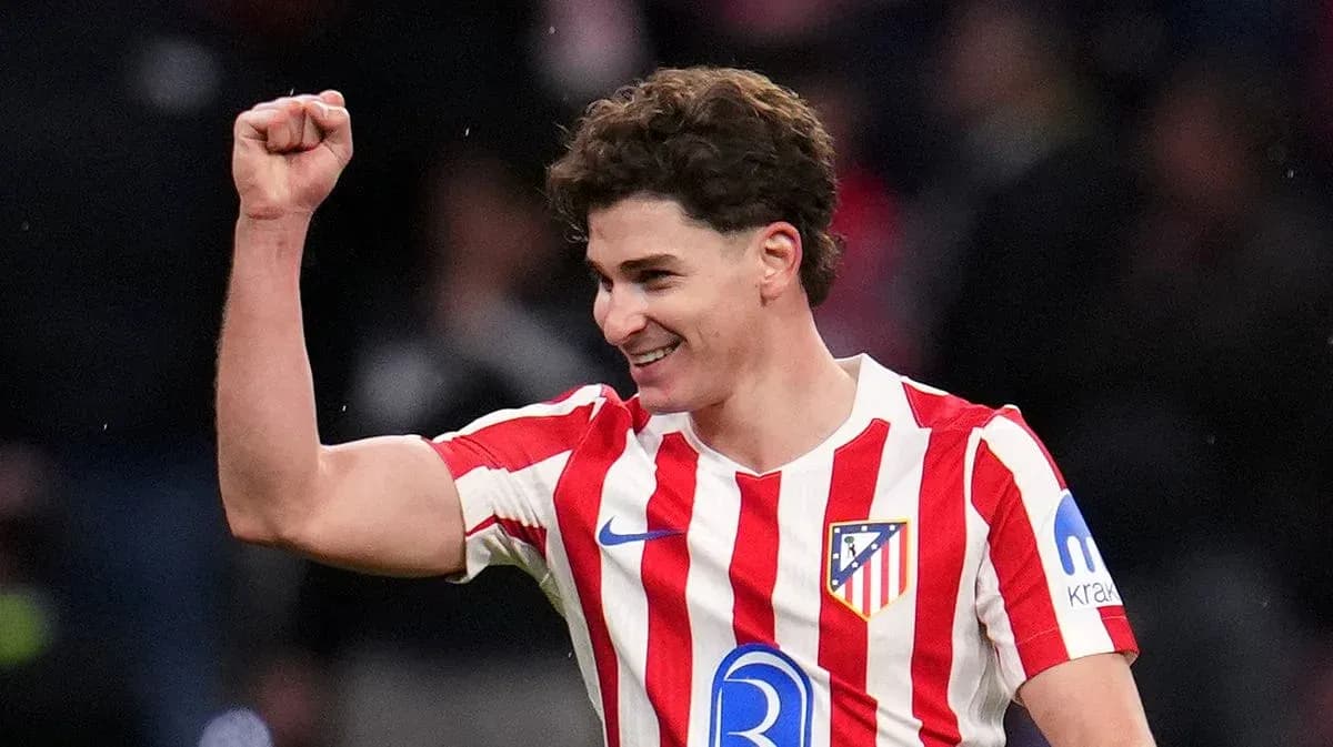 Atletico Madrid player celebrating during a match