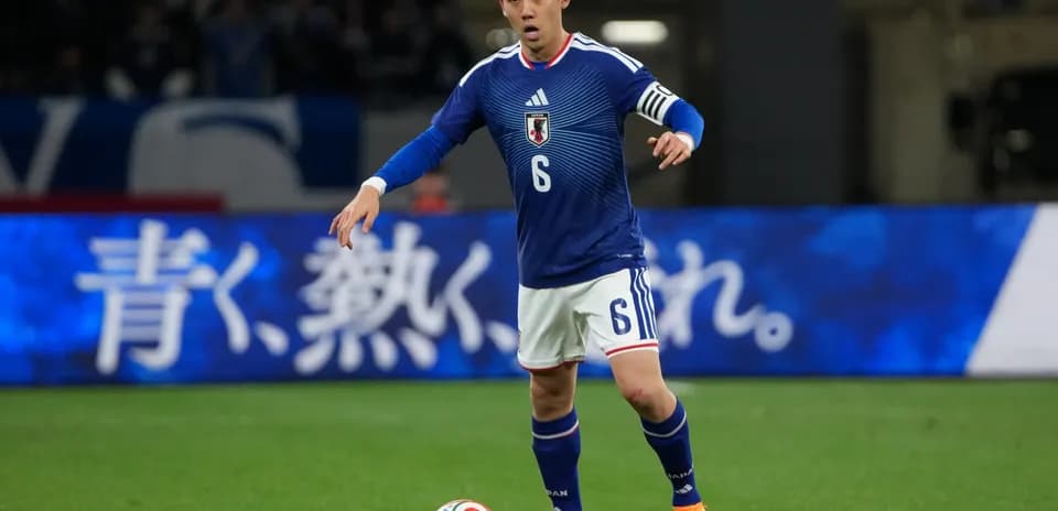 Japanese player in action during match
