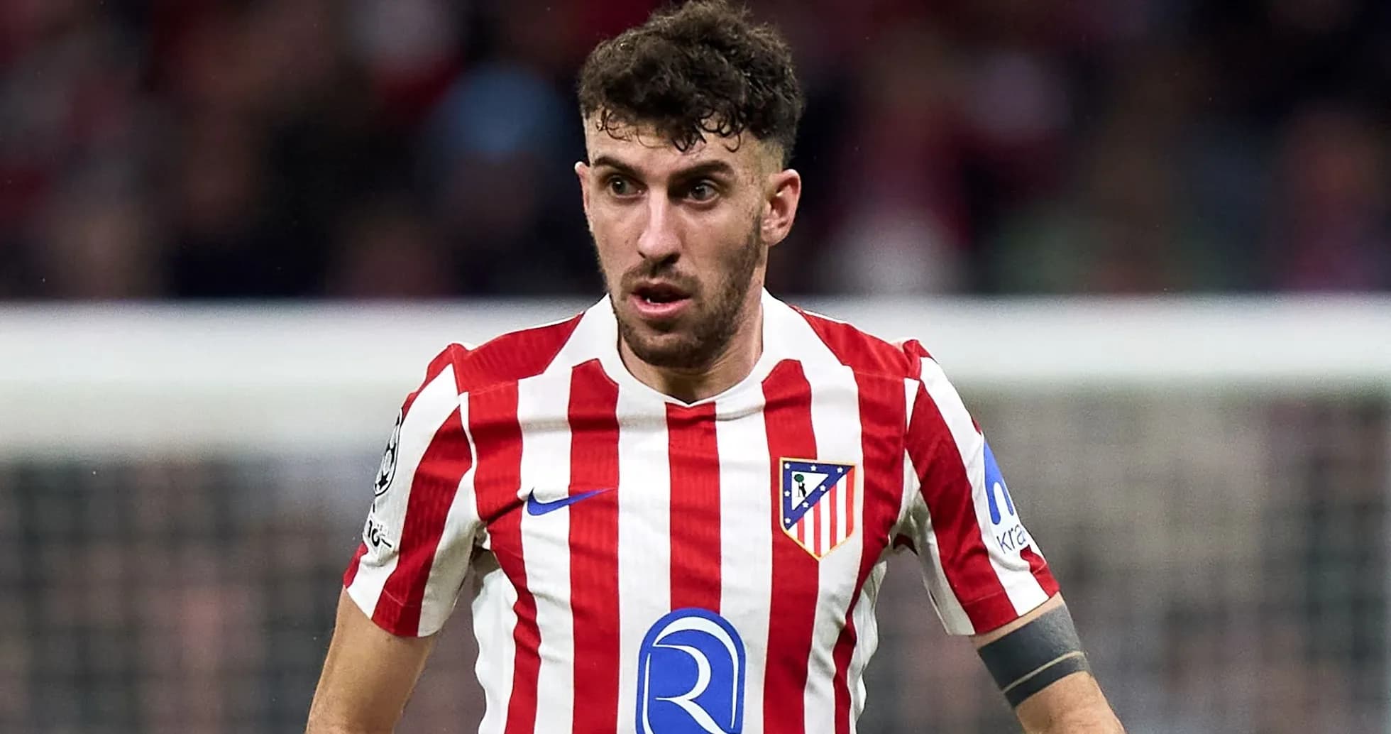 Atletico Madrid player during a match action