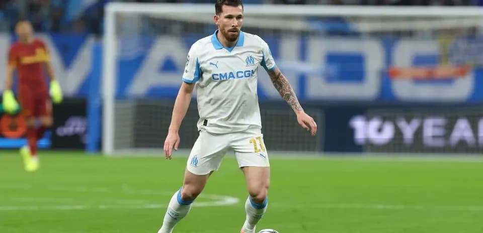 Player dribbling the ball during a match