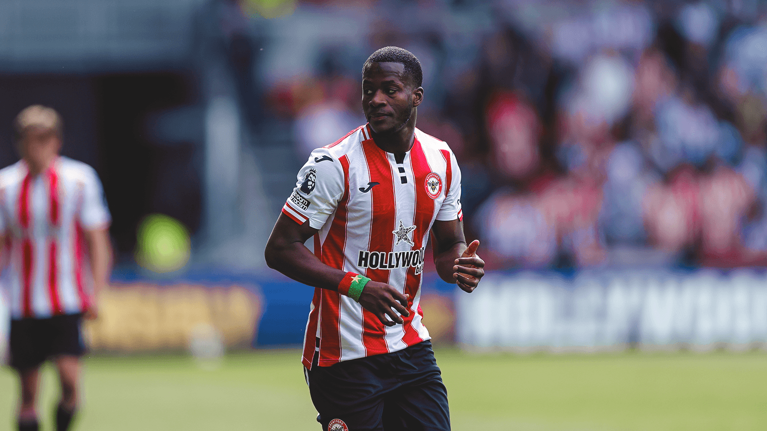 Brentford player during Premier League match