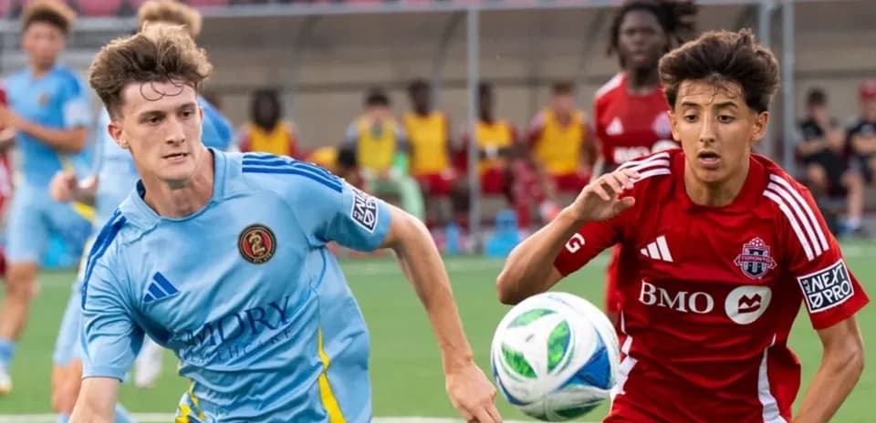 Atlanta United II player challenges Toronto II opponent