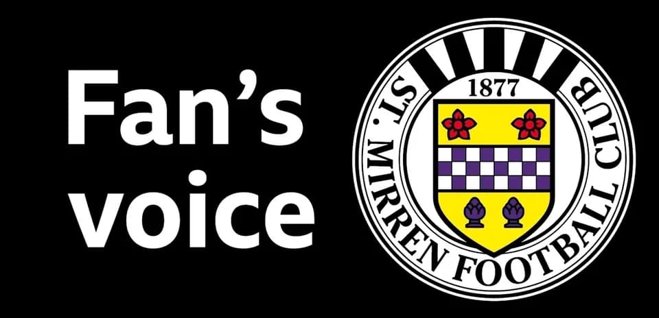St. Mirren Football Club logo with text 'Fan's voice'