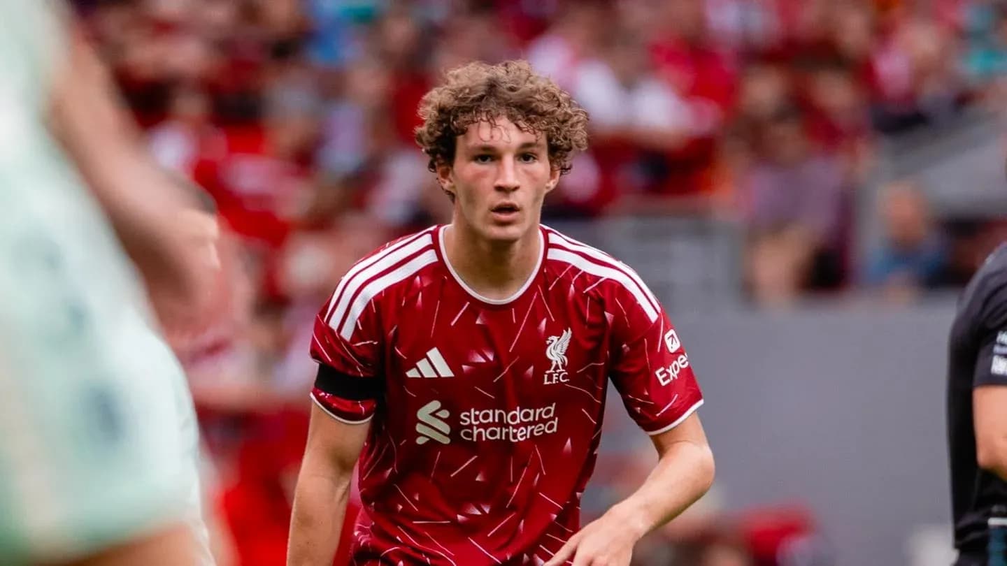 Liverpool player in action during a match