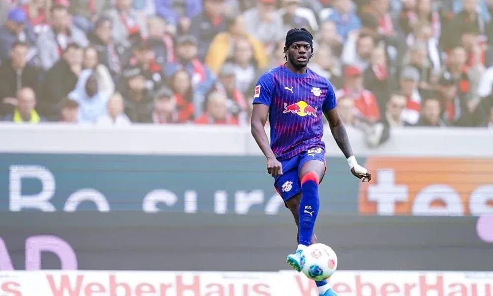 Player in action during Bundesliga match