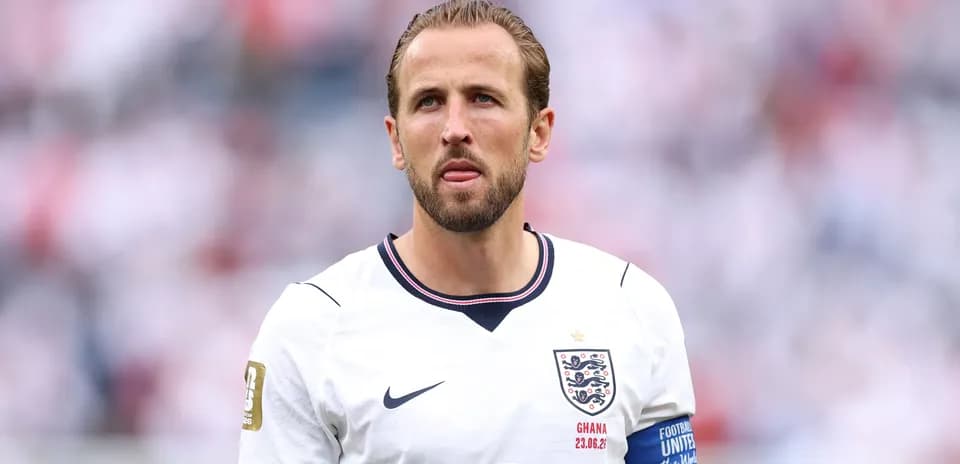 Player in England kit during match action