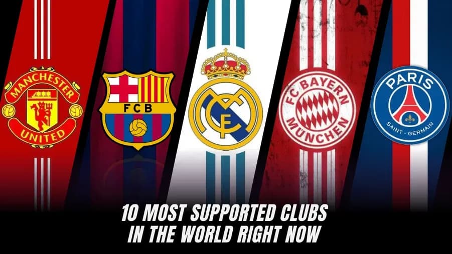 Top 10 Most Supported Football Clubs Worldwide in 2026