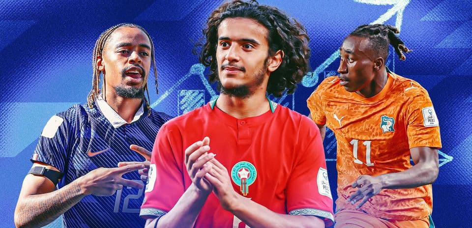 World Cup Rising Stars: Player Value Updates Featuring Morocco’s Ayyoub Bouaddi and France’s Bradley Barcola