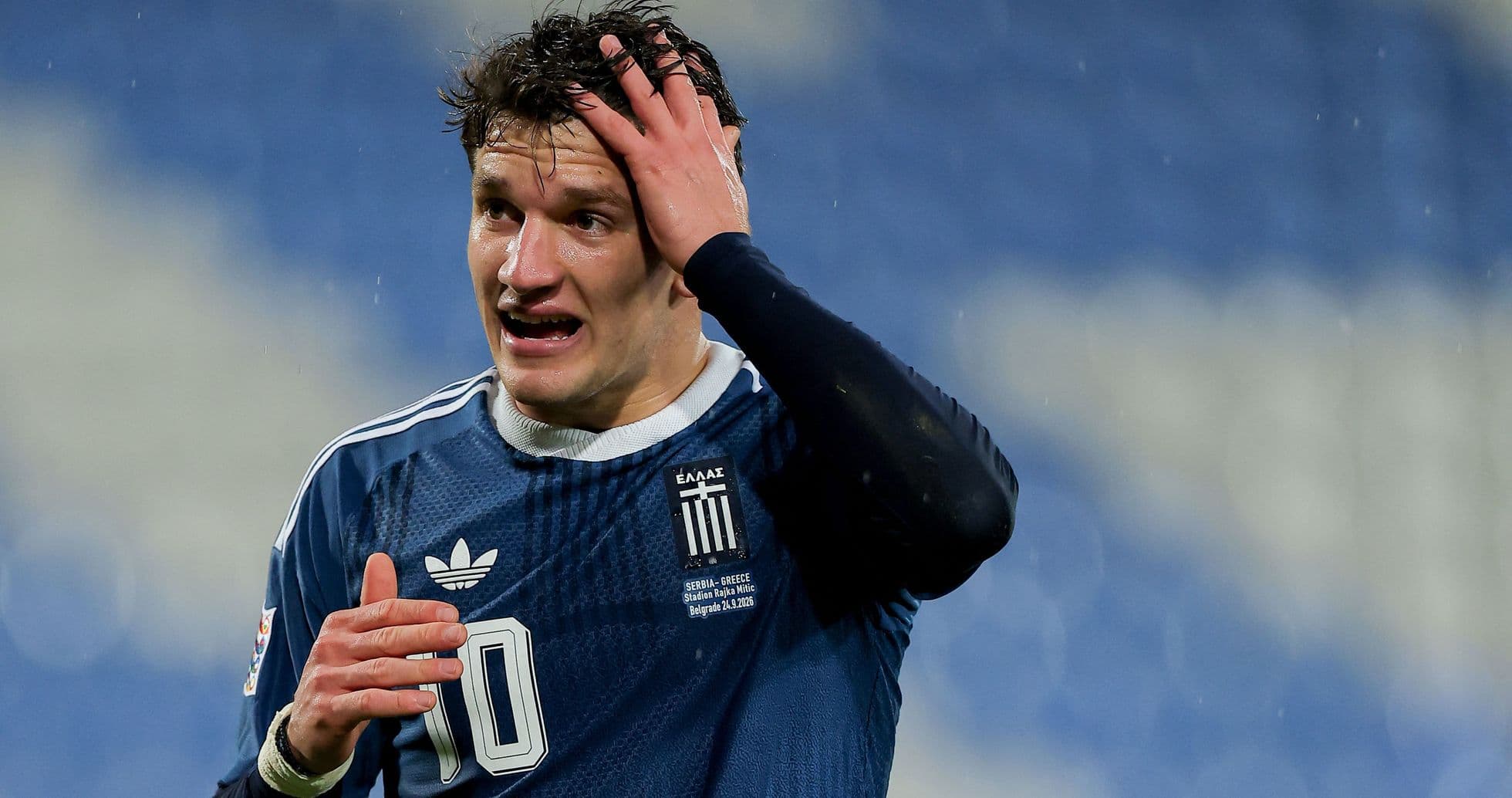Arsenal Faces Injury Setback as Christos Tzolis Exits Early for Greece Despite Refusing Substitution