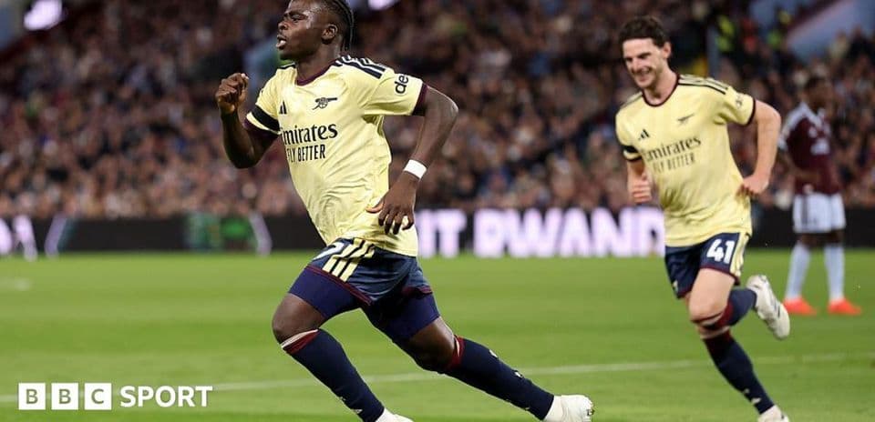 Player Ratings: Arsenal Edge Aston Villa 1-0 with Saka’s Goal