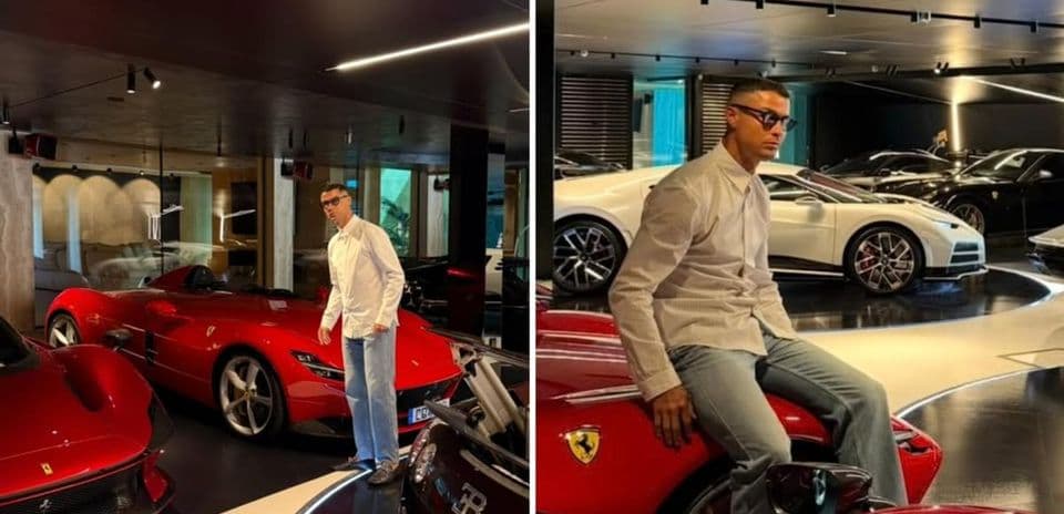 Cristiano Ronaldo's $21 Million Supercar Garage Unveiled