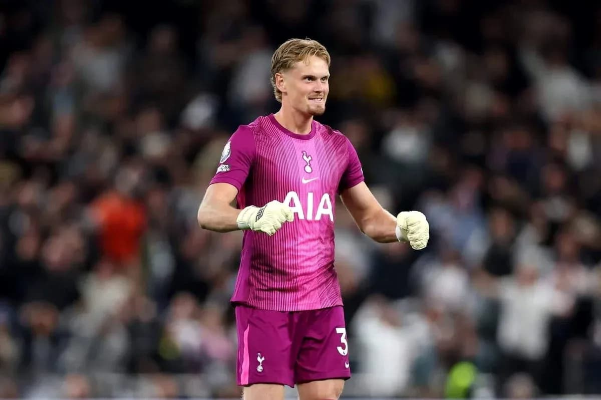 Goalkeeper celebrating during a football match Goalkeeper celebrating during a football match