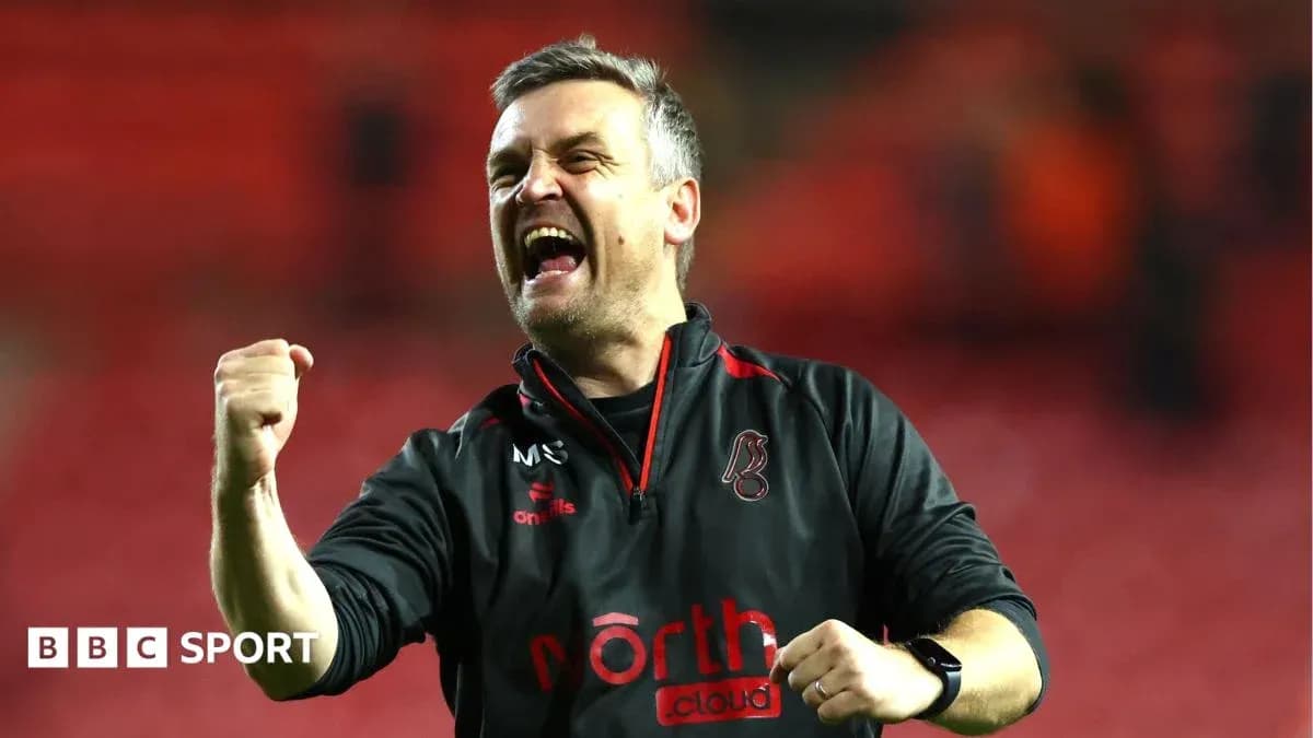 Coach celebrating passionately after match victory Coach celebrating passionately after match victory