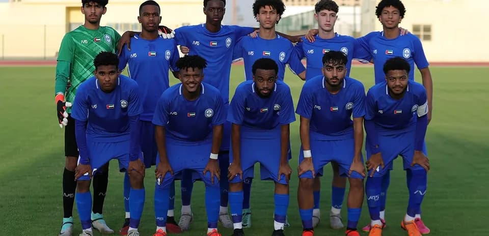 Al Nasr U23 team posing for photo Al Nasr U23 team posing for photo